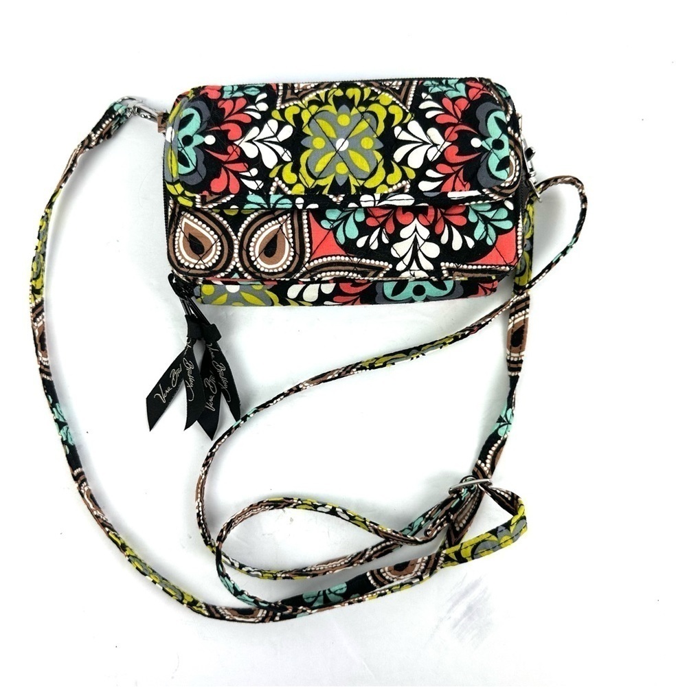 Vera Bradley Sierra Crossbody Wallet All in One Purse Bag‎ Quilted Brand New